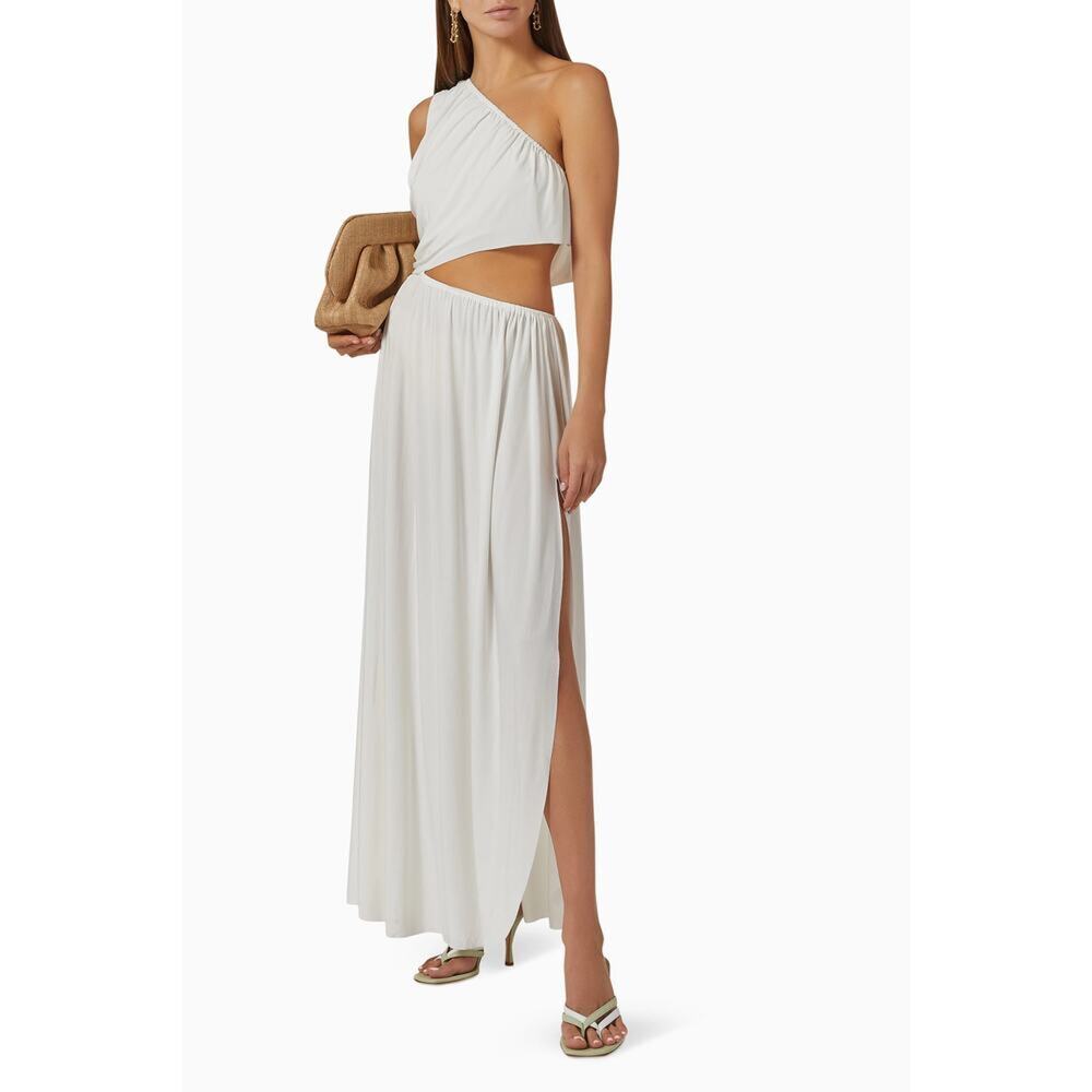 Misa Los Angeles One Shoulder White Dress - Picture 3 of 11